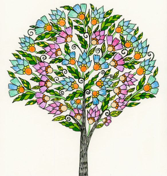 Zana Bass_August 2015 Flower Tree