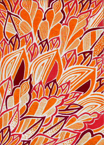 Zana-Bass_June-2018_Leaves-Red-Variations